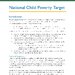 National Child Poverty Target