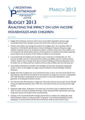 Budget 2013