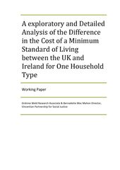 Comparing the Cost of an MESL between Ireland and the UK for One Household Type