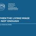When The Living Wage is Not Enough